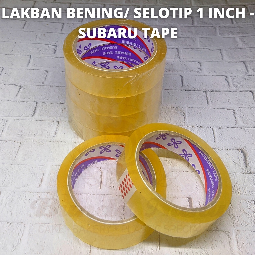 

Lakban Isolasi Selotip Sedang Bening 1 Inch