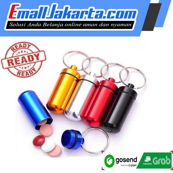 Portable Pill Storage Box Pill Tempat Penyimpanan Obat Mini Serbaguna