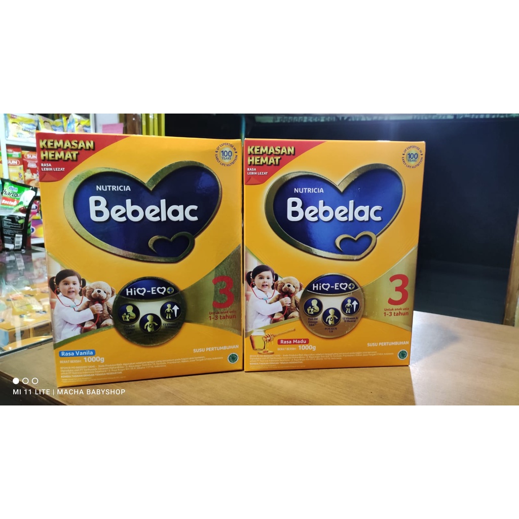 BEBELAC 3 Bebelac 4 1000gram / 1KG / MADU / VANILA