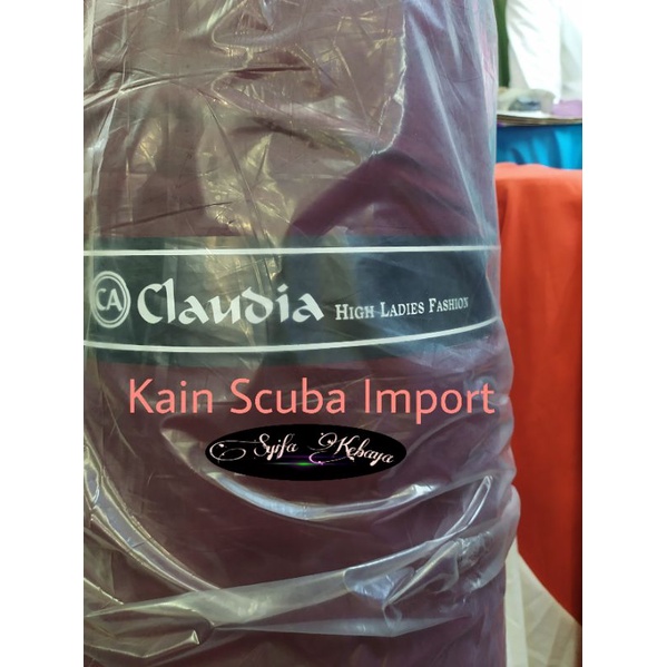 Kain scuba premium. Kain scuba polos. Bahan scuba tebal. Kain skuba import