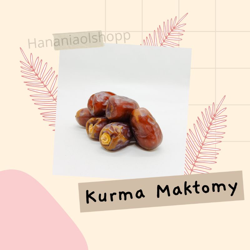 

500 gr - 1 kg Kurma Maktomy