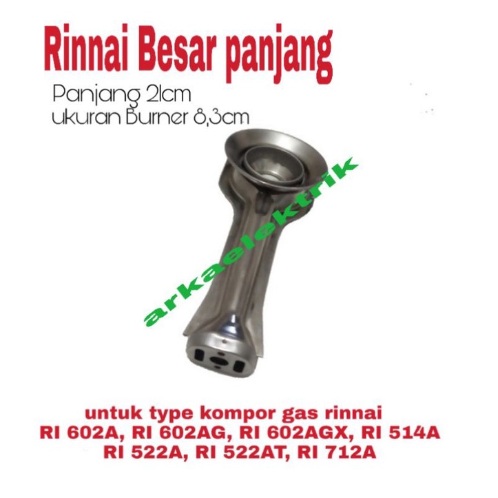 corong/cangklong rinnai besar panjang