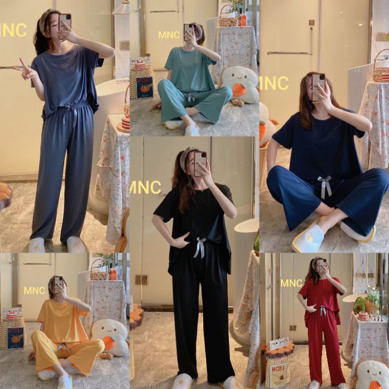 Piyama Wanita Murah Kualitas Premium Terbaru Sleepwear Pajamas Cewek Baju Tidur Wanita Q3K1 Piyama R