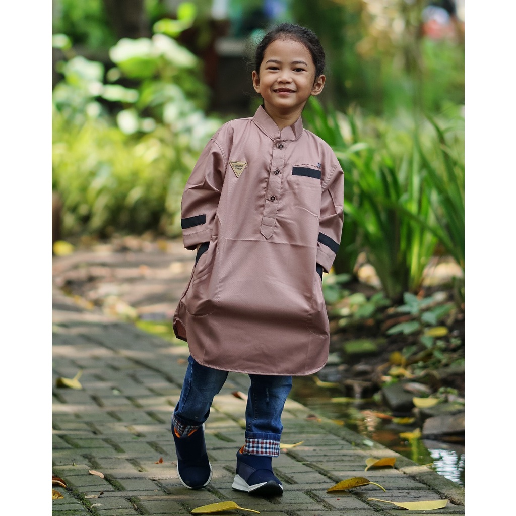 Baju Koko Kurta Anak Lengan Panjang dan Pendek Material Catton Adem Serap Keringat//Koko Kurta Anak GENIUS//Koko motif terbaru dan terlaris//koko kurta anak usia 7-9 tahun