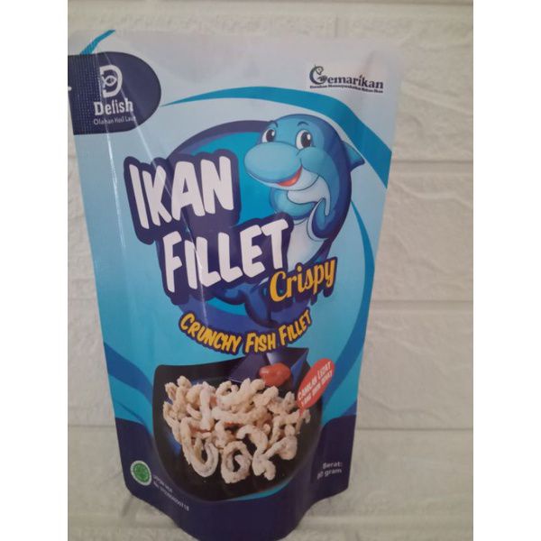 

DEFISH SNACK CAMILAN SEAFOOD IKAN FILLET CRISPY 80 gram