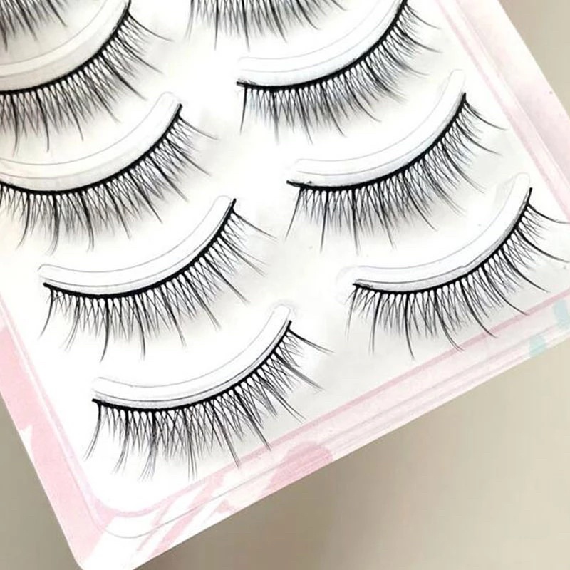 F11 - FAIRY LASHES 5 Pairs Japanese Supernatural False Eyelashes Little Devil Cosplay Natural Fairy Lash Extension False Eyelashes Big Eyes Makeup