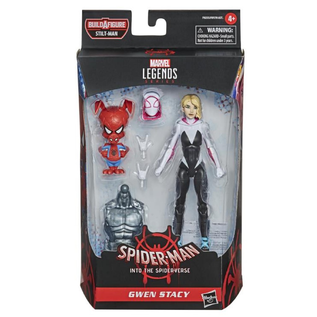 MARVEL Legends SpiderMan Into SpiderVerse Wave Gwen Stacy Figure BAF Stilt Man