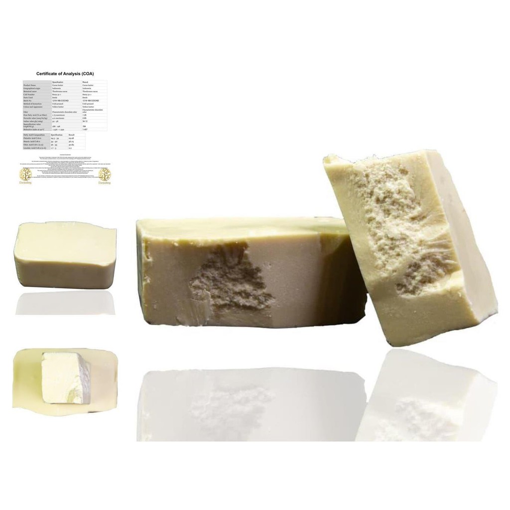 1kg cocoa butter unrefined raw cacao butter lemak cokelat