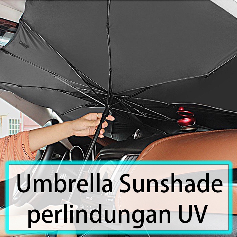 Payung Pelindung Anti Panas Mobil Kaca Depan Umbrella Sunshade