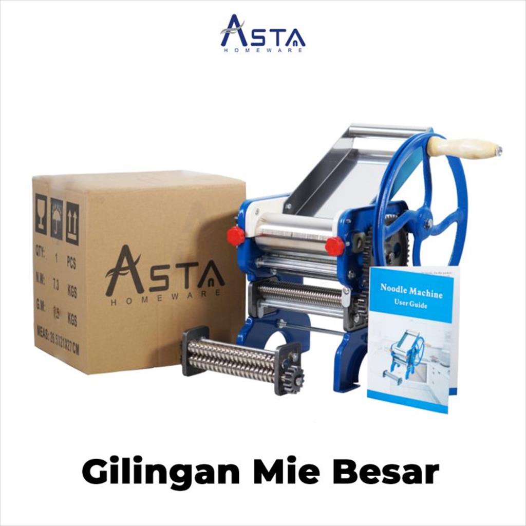 Alat Mesin Cetakan - Cetak Gilingan Mie Molen Noodle Pasta Maker Manual Ukuran BESAR ASTA HOMEWARE A