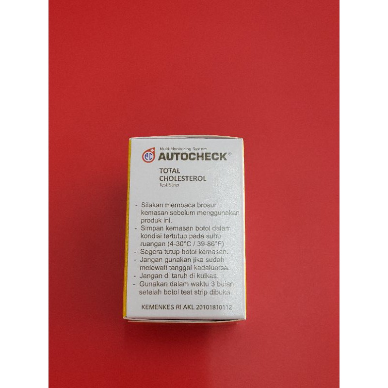 Strip autocheck cholesterol isi 10