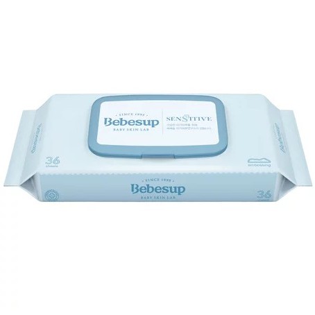 Bebesup Baby Skin Lab Wet Wipes Sensitive 36's