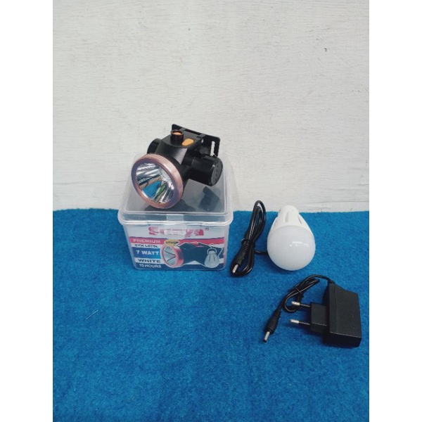 Senter Kepala Surya SYH 075 7watt bonus lampu