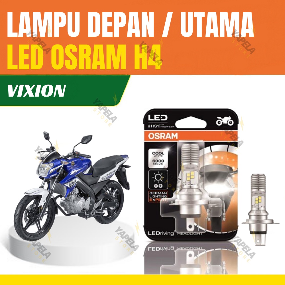 Lampu Depan LED Motor Byson 2015-2017 HS1/H4 OSRAM Original