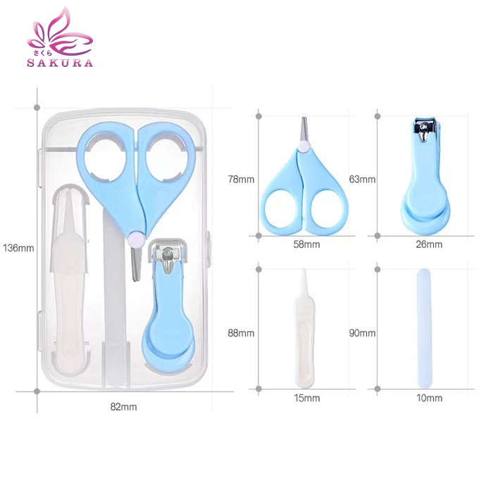 GUNTING KUKU BAYI - Baby Nail Clipper Set- SOSOYO