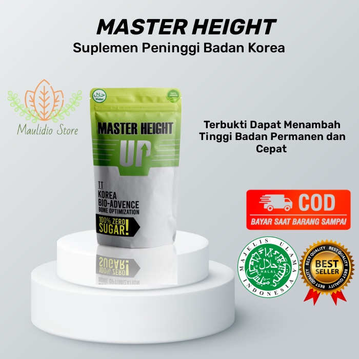 

MASTER HEIGHT – Peninggi Badan Original Terlaris / susu penambah tinggi badan / penambah tinggi