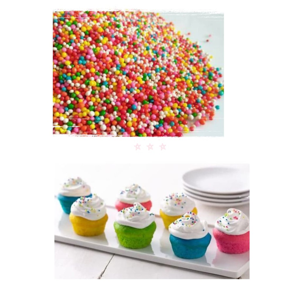 

sprinkle spikel trimit hiasan kue 250 gram