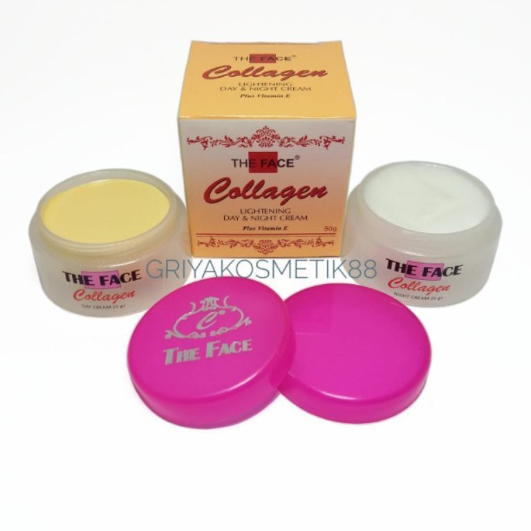 CREAM COLAGEN THE FACE BPOM SIANG &amp; MALAM