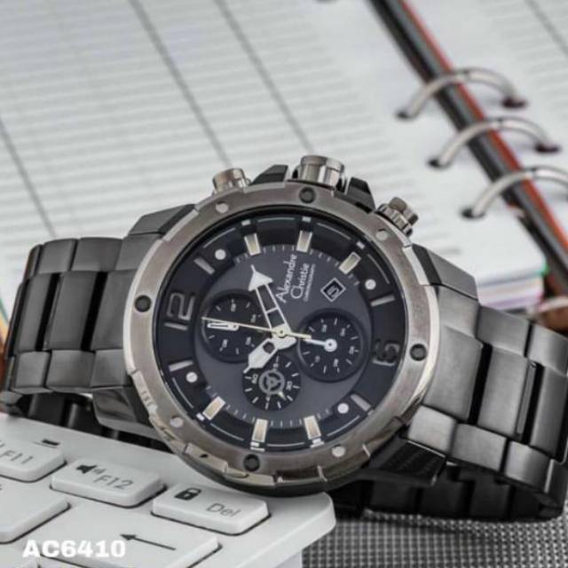 Jam Tangan Pria Alexandre Christie Ac6410 Original Brown