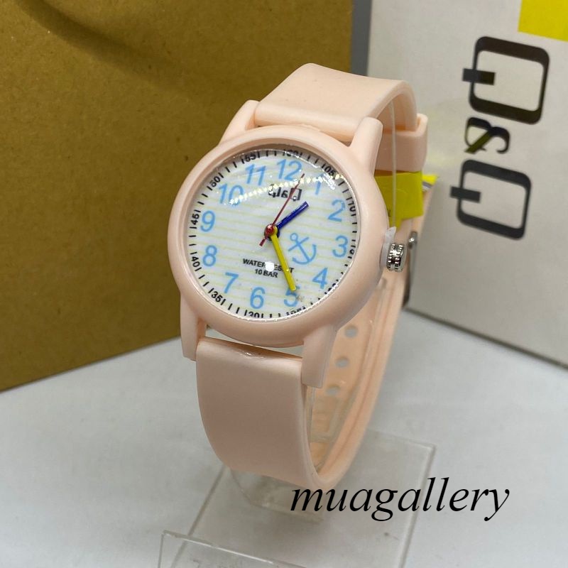 Jam Tangan Wanita Q&amp;Q QQ Fashion strap Rubber warna