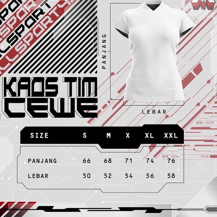 ♖ Kaos Voli Cewek Baju Voli Atasan Cewek ❀