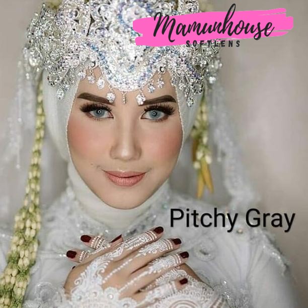 ORIGINAL Softlens Sweety Pitchy Warna Gray Grey Brown Blue pengantin mua Green Soflens softlens