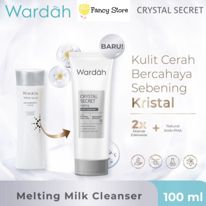 Wardah White Crystal Secret Melting Milk Cleanser 100ml