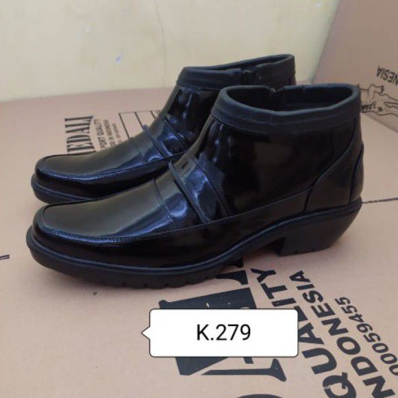 Sepatu kulit pria PDH polri TNI security guard PNS sepatu Kerja formal Tampil lebih keren