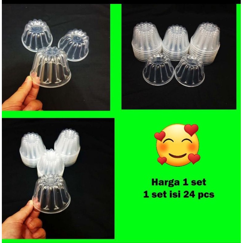 Cetakan Pudding Green Leaf 0951