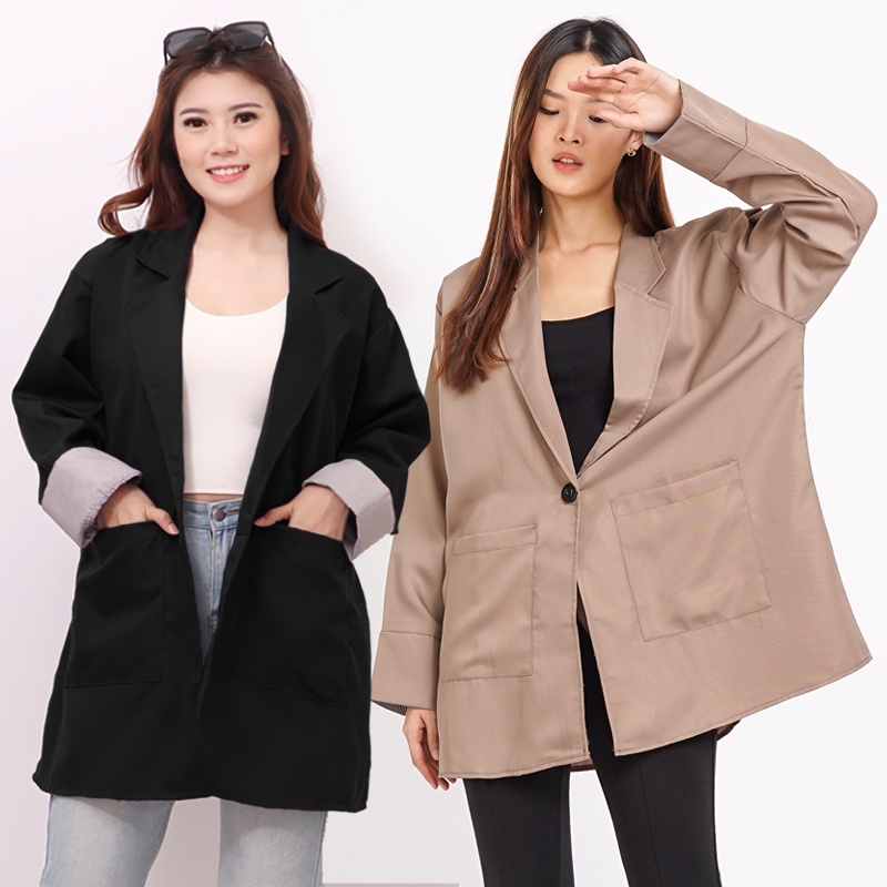 ARENA - Blazer Casual Jumbo Wanita