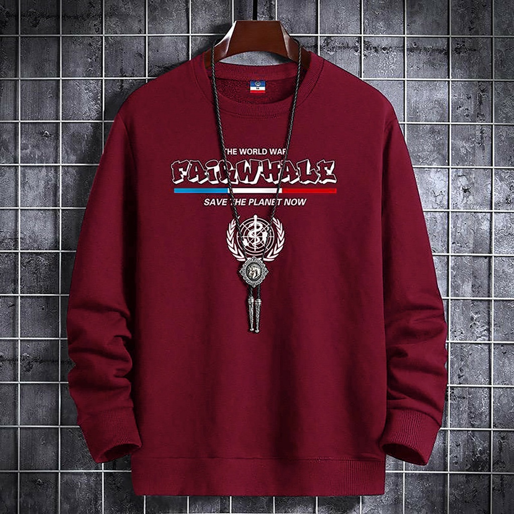 AMOSJKT28.SWEATER/BAJU SWEATER FAIRWHALE/ JUMPER/ATASAN LENGAN PANJANG