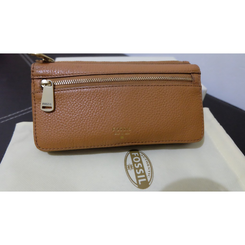 Preloved - Fossil Preston Flap Wallet - Camel