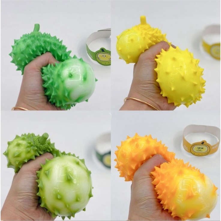 PROMO SOVENIR DURIAN Squish Durian Toy Stress Relieve ANTI STRESS Remas / Mainaa Anak Seni Kerajinan Squishy Buah Unik ST