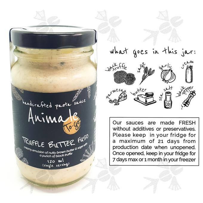 

[[COD]] Animale Truffle Butter Fuso pasta sauce cream 120gr PROMO Kode 1182