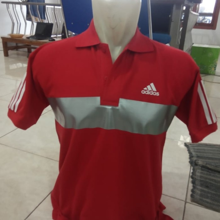 FASHION PRIA ATASAN PRIA KK112 BAJU BERKERAH KAOS KERAH ADIDAS HIGH QUALITY