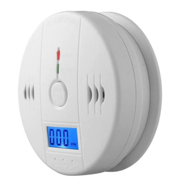 Pendeteksi Smoke Detector Alarm Sensor Warning Alarm CO Carbon Monoxide Digital Karbon Monoksida