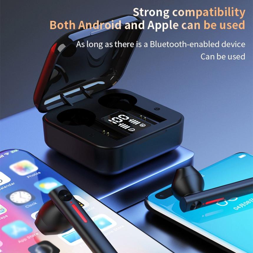 ITS Earphone TWS T13 Wireless Full Bass Stereo Headset Bluetooth 5.0 Untuk Android IOS