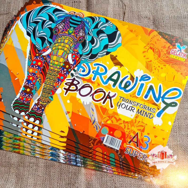 

buku gambar ukuran A3 dan A4 lukisan seni gambar eceran