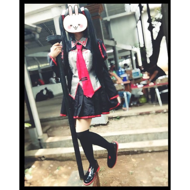 Fullset Cosplay Zatsune Miku (Yandere Hatsune Miku)