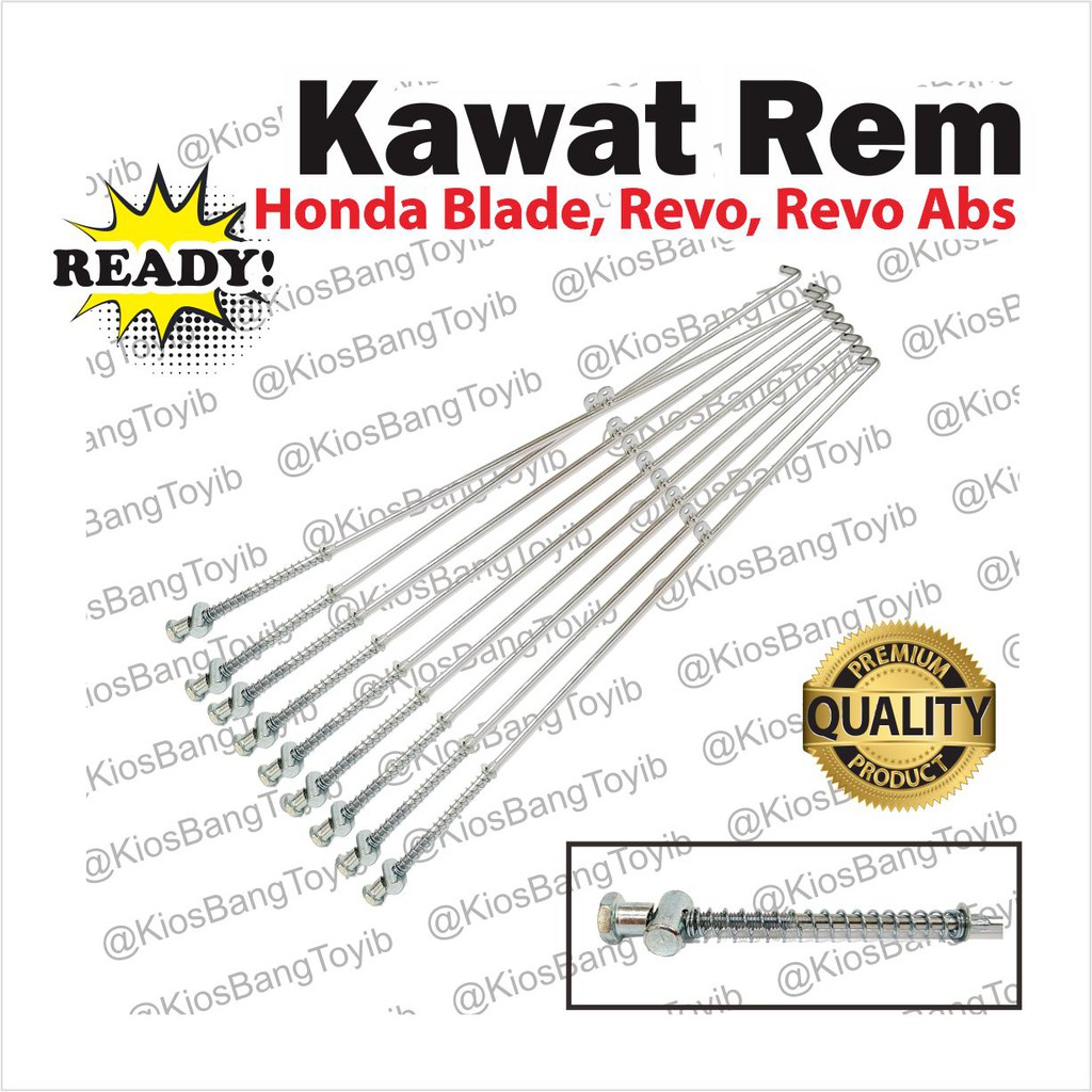 Kawat Tiang Rem Belakang Honda Grand Supra Megapro Blade Revo Smash Shogun Suprafit New Karisma