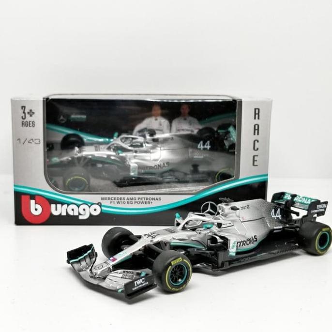 Diecast Formula 1 Miniatur F1 Mercedes AMG #44 Lewis Hamilton 2019