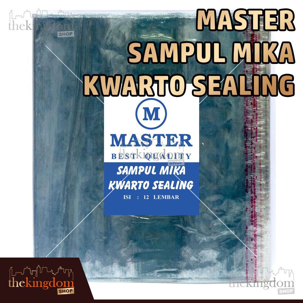 

Master Sampul Mika Kwarto Sealing Lipat / Sampul Buku / Sampul Plastik