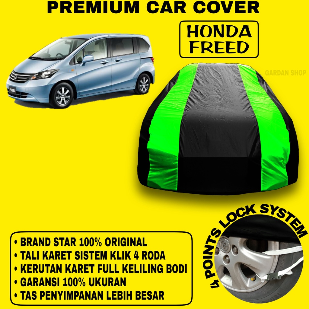 Body Cover HONDA FREED Sarung Strip HIJAU Penutup Pelindung Bodi Mobil Honda Freed PREMIUM