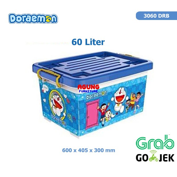Box Container / Container Box Doraemon 60 Liter NAIBA