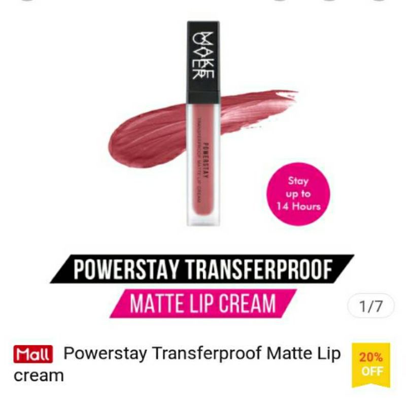 make over powerstay lip matte