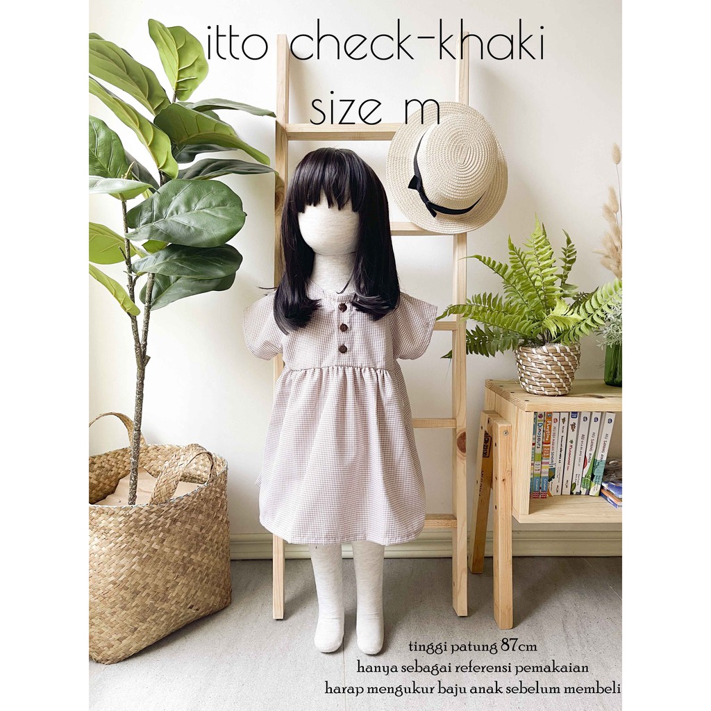 ITTO DRESS - Atasan Anak Bayi Stripe Salur Katun