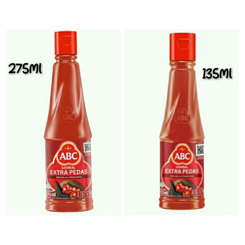 

ABC Sambal EXTRA PEDAS 275ml dan 135ml/Saus Sambal Legendaris