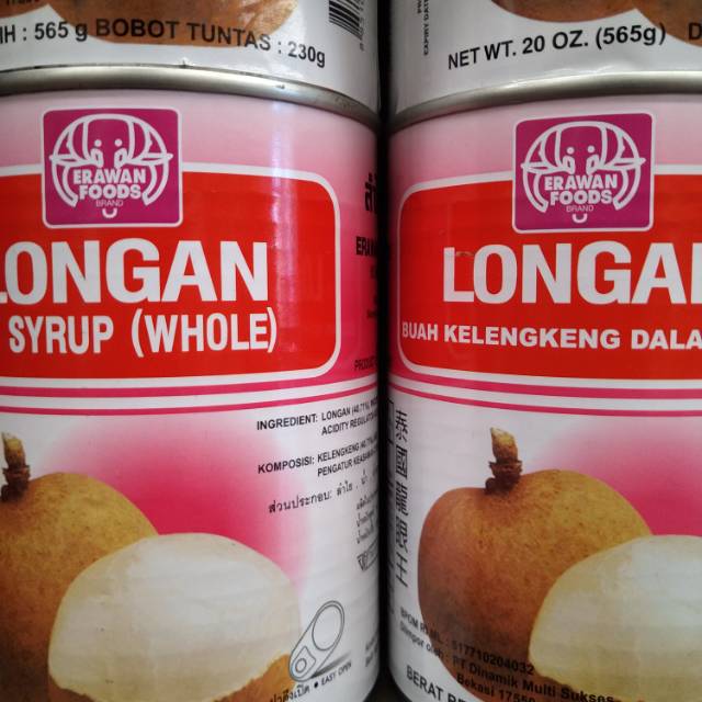 

Erawan foods longan 565gr buah klengkeng kaleng can food