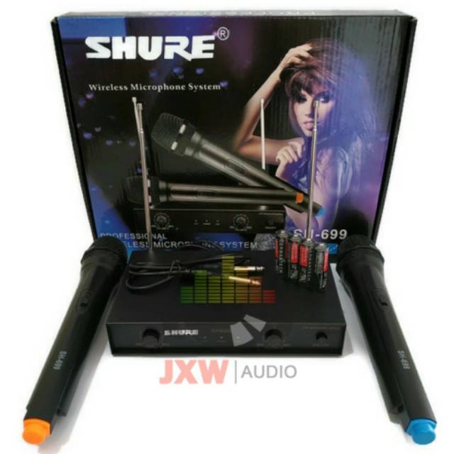 MIC WIRELESS SHURE SH 699 SN 699 / MICROPHONE WIRELESS SHURE SH-699 SN-699 / MIC SHURE SH699 SN699