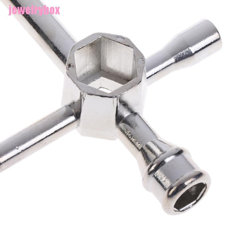 JXbaby HSP 80129 Cross Wrenches Big Sleeve HEX Tool 5.5/7/8/10/17mm For RC Car